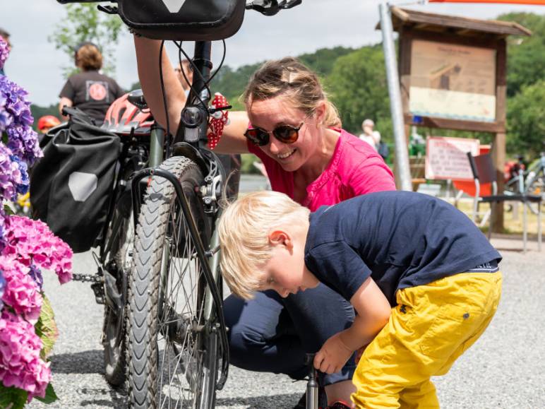 Équipement de voyage à vélo